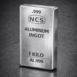 1 Kg. Alüminyum Külçe - %99,9 Saf Koleksiyonluk Metal