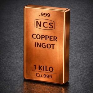 1 kg Bakır Külçe – %99,9 Saf Koleksiyonluk Metal